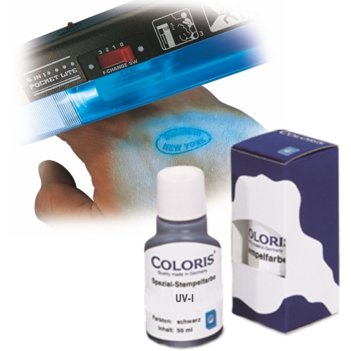 UV Invisible Ink Stamp